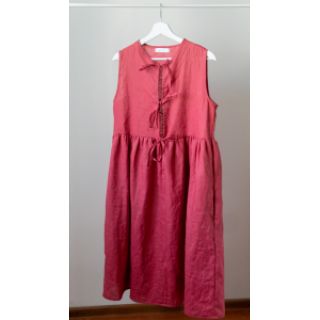 Linen enzyme washed 170 g rose pink
