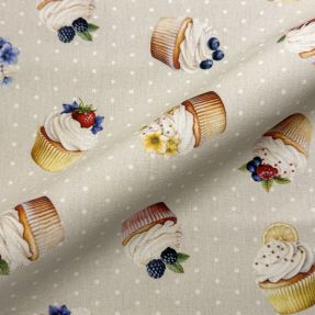 Decoration fabric Cupcake Bake Off digital print
