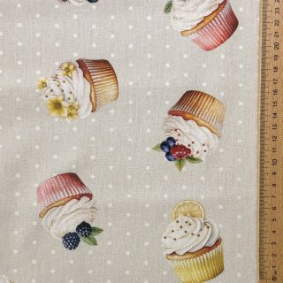 Decoration fabric Cupcake Bake Off digital print