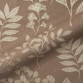 Decoration fabric Linenlook premium Delicate Flora Branch