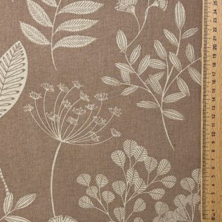 Decoration fabric Linenlook premium Delicate Flora Branch