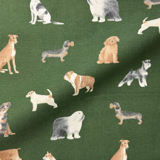 Decoration fabric premium Dog Breed Mix
