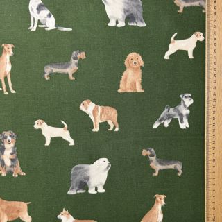 Decoration fabric premium Dog Breed Mix