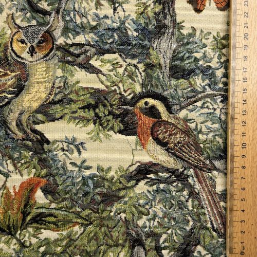 Decoration fabric GOBELIN PREMIUM Bird Heritage Forest