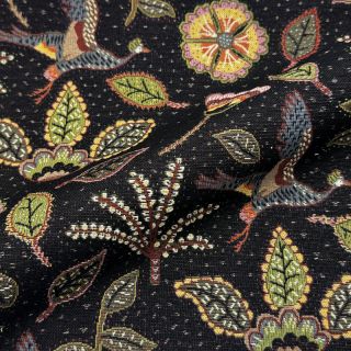 Decoration fabric GOBELIN PREMIUM Primal Birdscape Art design A