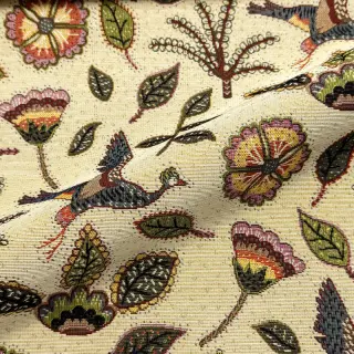 Decoration fabric GOBELIN PREMIUM Primal Birdscape Art design B