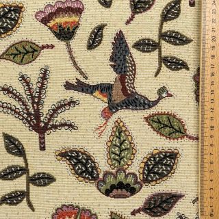 Decoration fabric GOBELIN PREMIUM Primal Birdscape Art design B