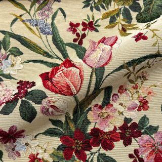 Decoration fabric GOBELIN PREMIUM Rose Tullip Bouquet