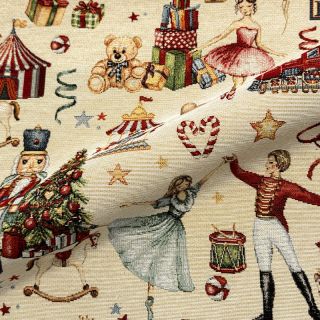 Decoration fabric GOBELIN PREMIUM Xmas Fairytale Play