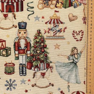 Decoration fabric GOBELIN PREMIUM Xmas Fairytale Play