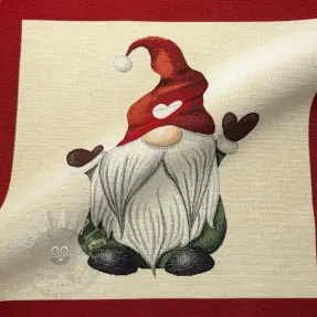 Decoration fabric GOBELIN PREMIUM Tomte joyful Wishes PANEL