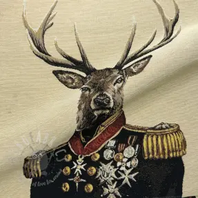 Decoration fabric GOBELIN PREMIUM Deer Admiral Statue PANEL