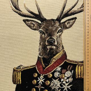 Decoration fabric GOBELIN PREMIUM Deer Admiral Statue PANEL
