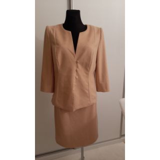 Faux leather SUEDE sand