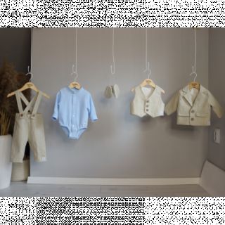 Linen enzyme washed beige