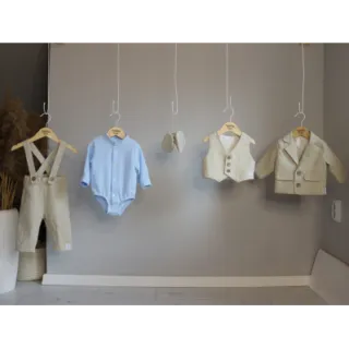 Linen enzyme washed beige