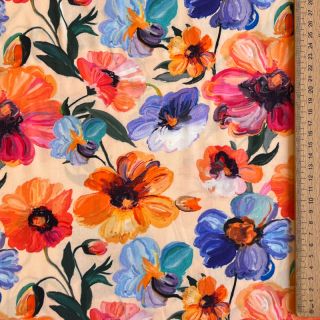 Viscose RADIANCE Flower Nina digital print