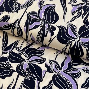 Viscose ROSELLA STRETCH Flowers