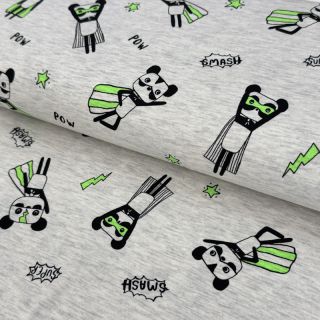 Jersey NEON Super heroes ecru melange
