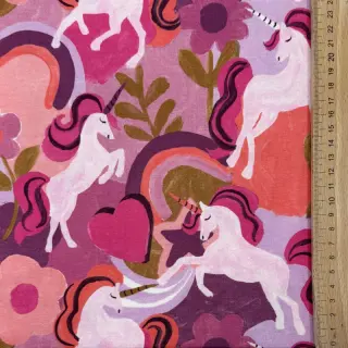 Jersey Unicorns mauve digital print