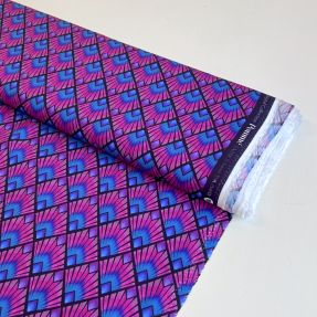 Viscose RADIANCE Graphic navy digital print