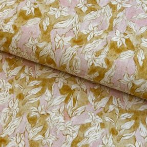 Linen viscose CREPE Flowers Tomi digital print