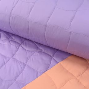 Stepped fabric Graphic square lilac apricot