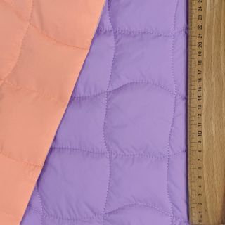 Stepped fabric Graphic square lilac apricot