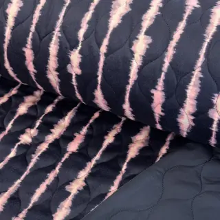 Stepped fabric VELVET Stripes navy