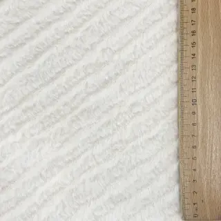 Faux fur Stripes ecru