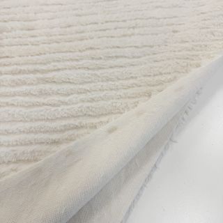 Faux fur Stripes ecru