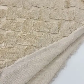 Faux fur Abstract ecru