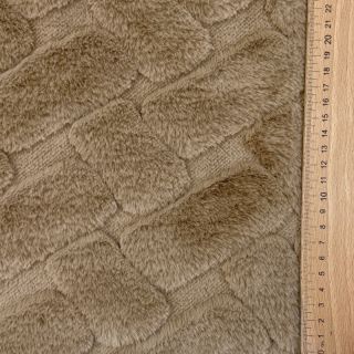 Faux fur Abstract sand