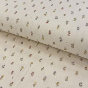 Double gauze/muslin Flowers Mia digital print ORGANIC