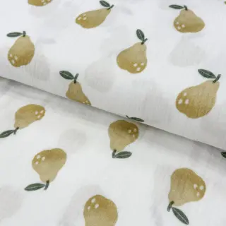 Double gauze/muslin Pears design B digital print