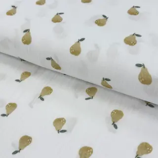 Double gauze/muslin Pears design A digital print