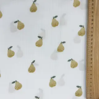 Double gauze/muslin Pears design A digital print