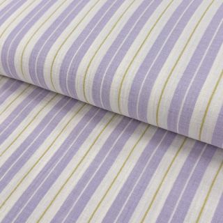 Double gauze/muslin YARN DYED Line purple