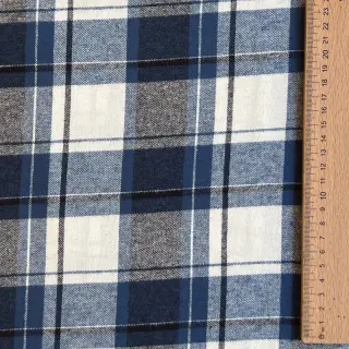 Cotton fabric YARN DYED CHECK BRUSHED Silva design A