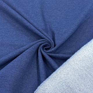 Sweat fabric DENIM blue