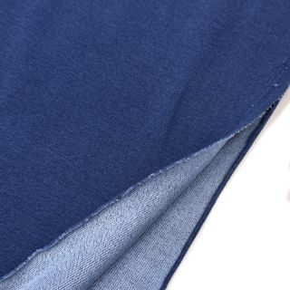 Sweat fabric DENIM blue