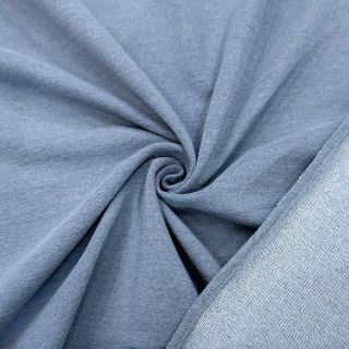 Sweat fabric DENIM bleached