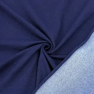 Sweat fabric DENIM dark blue