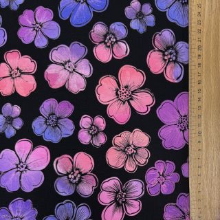 Sweat fabric Flower Mia digital print