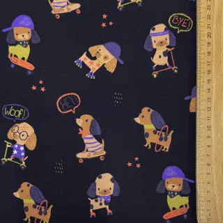 Jersey Dogs navy digital print