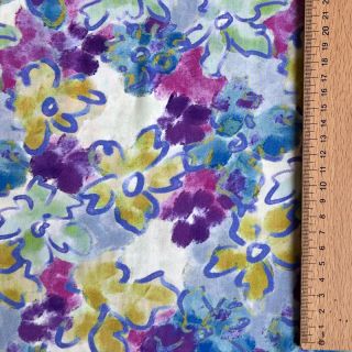 Viscose RADIANCE Flower Horas digital print