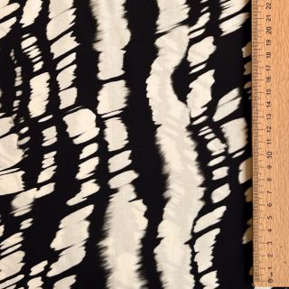 Viscose RADIANCE Imagine black digital print