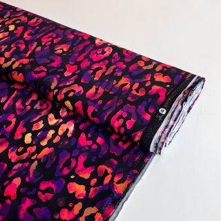 Viscose RADIANCE Animal skin black digital print