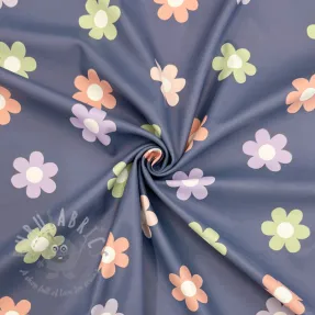 Raincoat fabric Flowers jeans