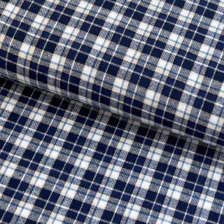 Cotton fabric YARN DYED CHECK BRUSHED Silva design B